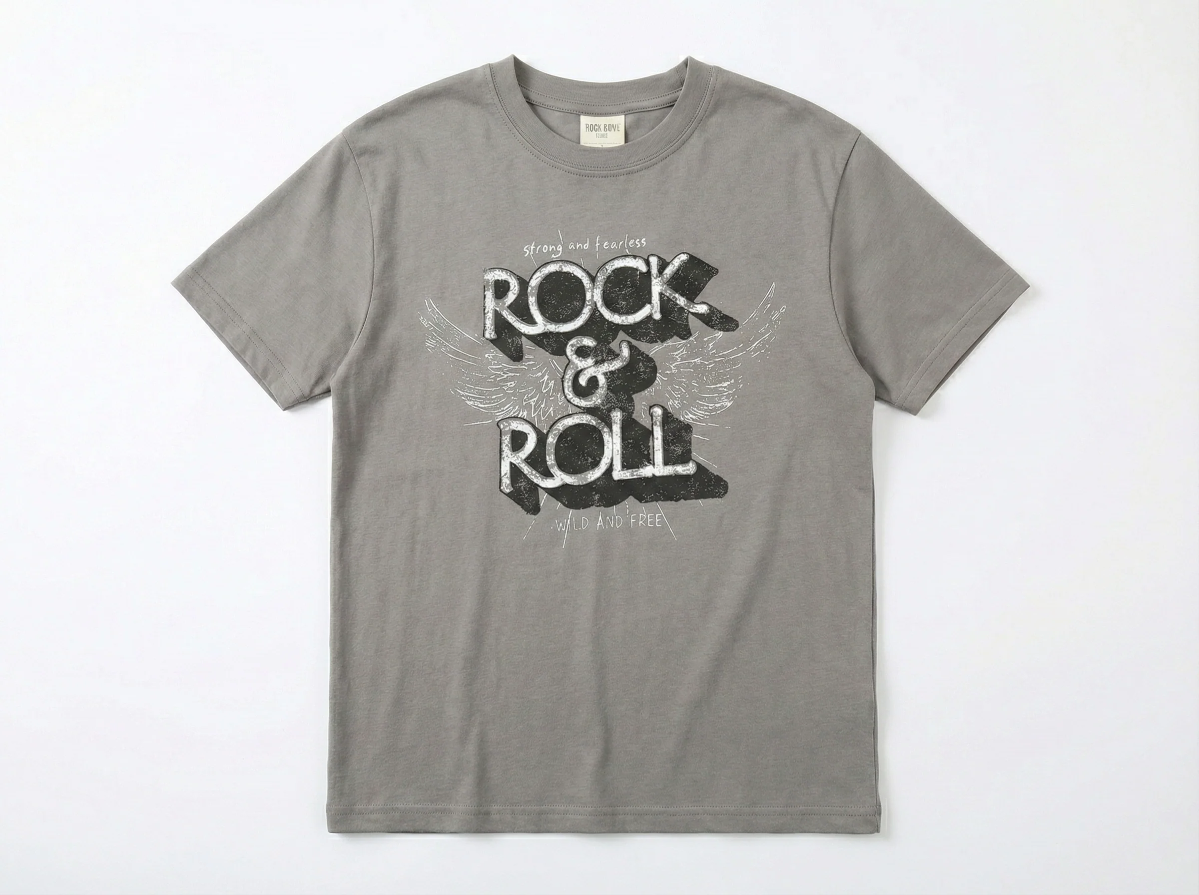 חולצת טריקו לילדות דגם ROCK&ROLL - Image 3