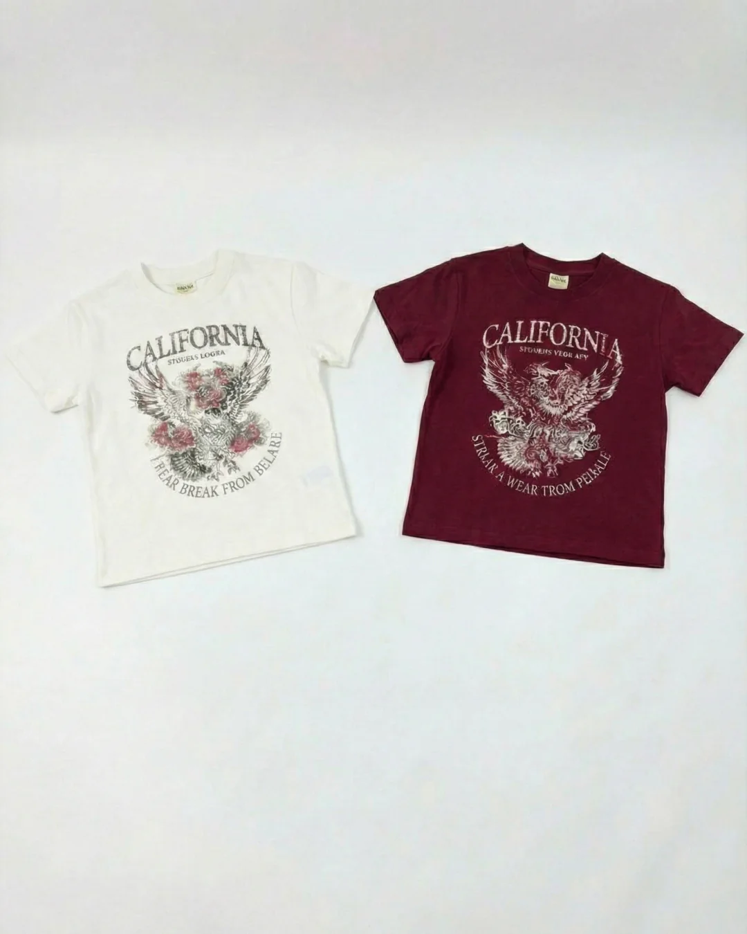חולצת טריקו לילדות דגם CALIFORNIA - Image 5