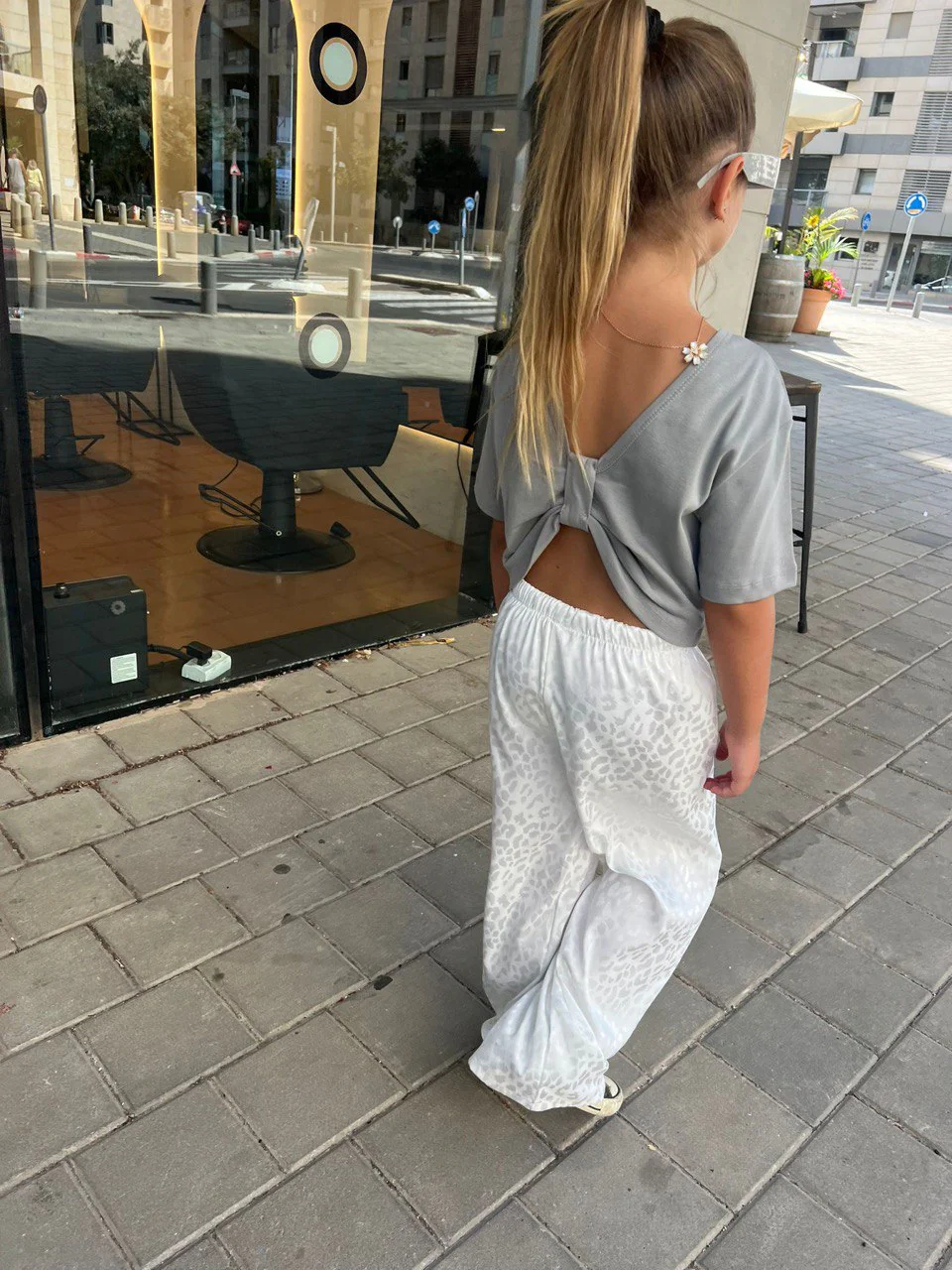 מכנסי סאטן מנומרות - Image 10
